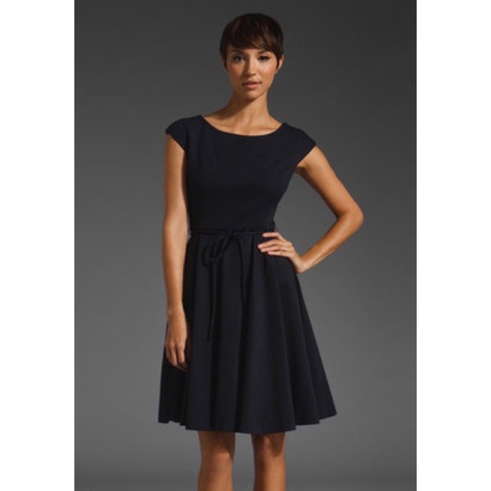 Milly Navy Circle Skirt Dress M